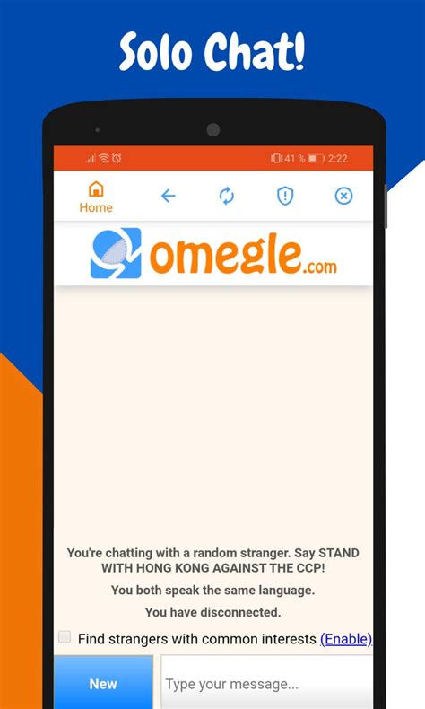 Descargar Omegle: Talk To Strangers Última Versión 6.11 APK para Android desde APKPure. omegle is a popular random chat Live Video platform where people ...